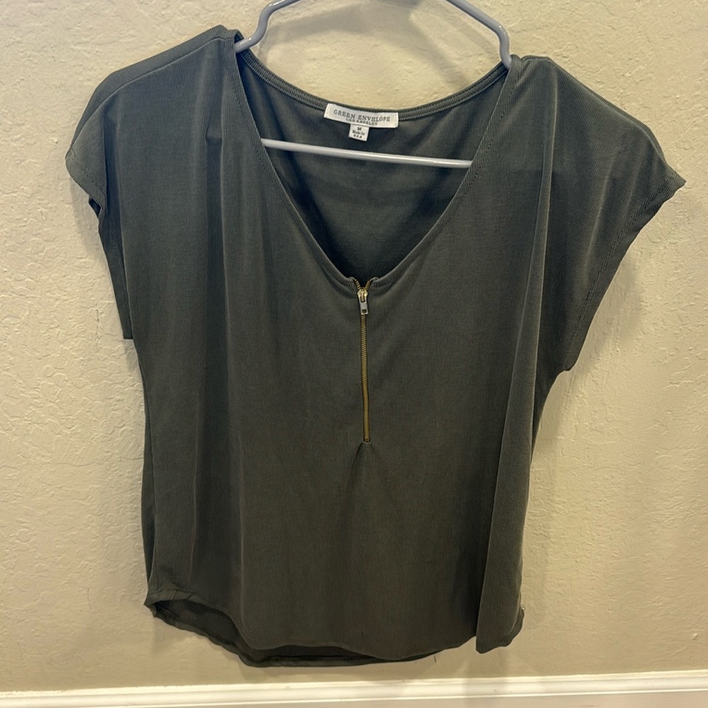 Green shirt